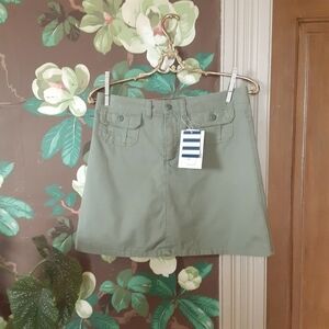 LAND'S END Girls Size Adjustable Skirt